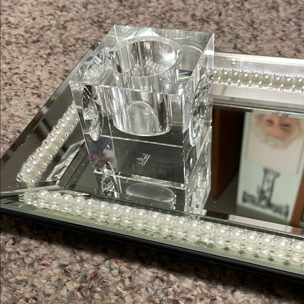 Crystal tea light Candle Holder